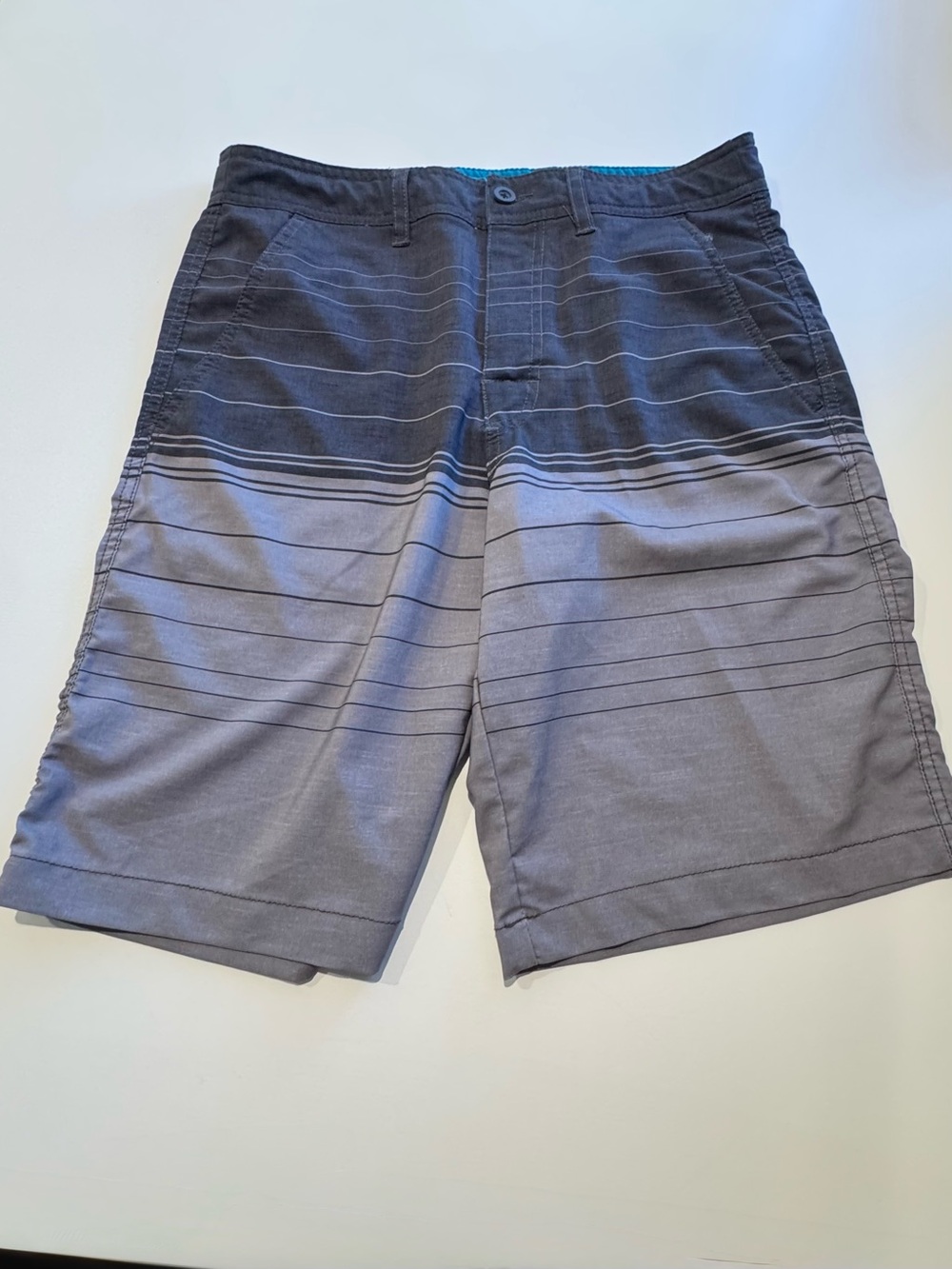 Men's Striped Board Shorts swim trunks size 32
